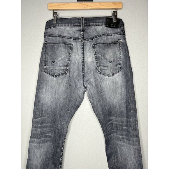 Hudson Jeans Mens Size 31x30 Blake Straight Fit Denim Cotton Blend Black Wash - Picture 4 of 7
